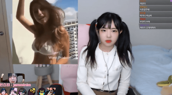 말 한마디 안하고 여자 BJ 능욕하기.gif
